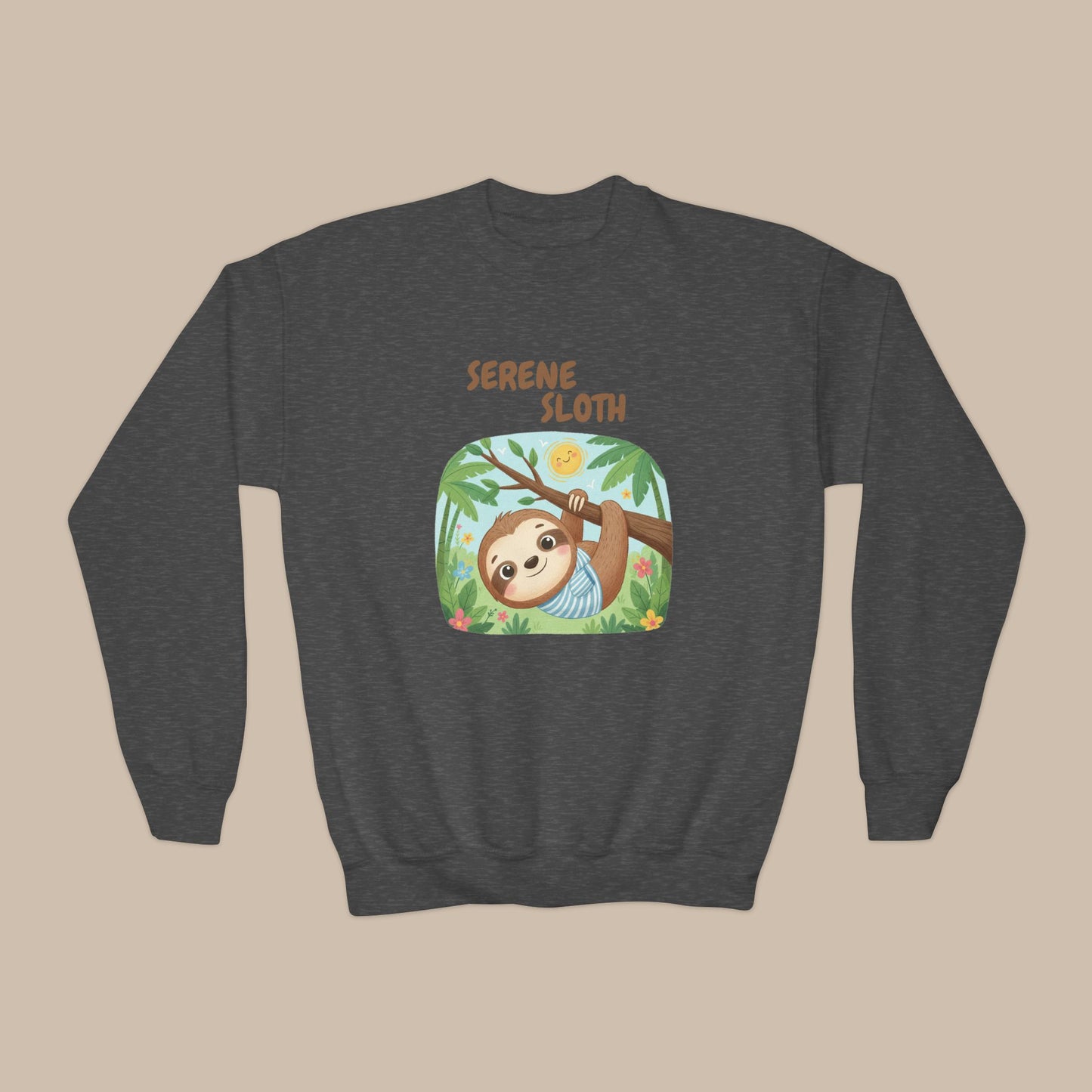 Comfy Kids Sweatshirt - Serene Sloth