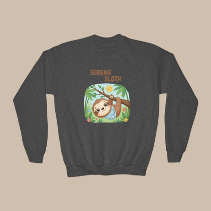 Comfy Kids Sweatshirt - Serene Sloth