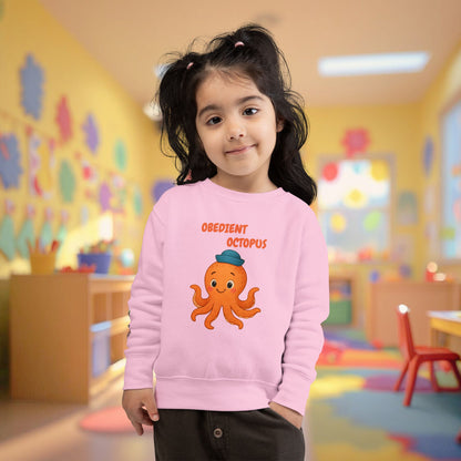 Toddler Sweatshirt - Obedient Octopus