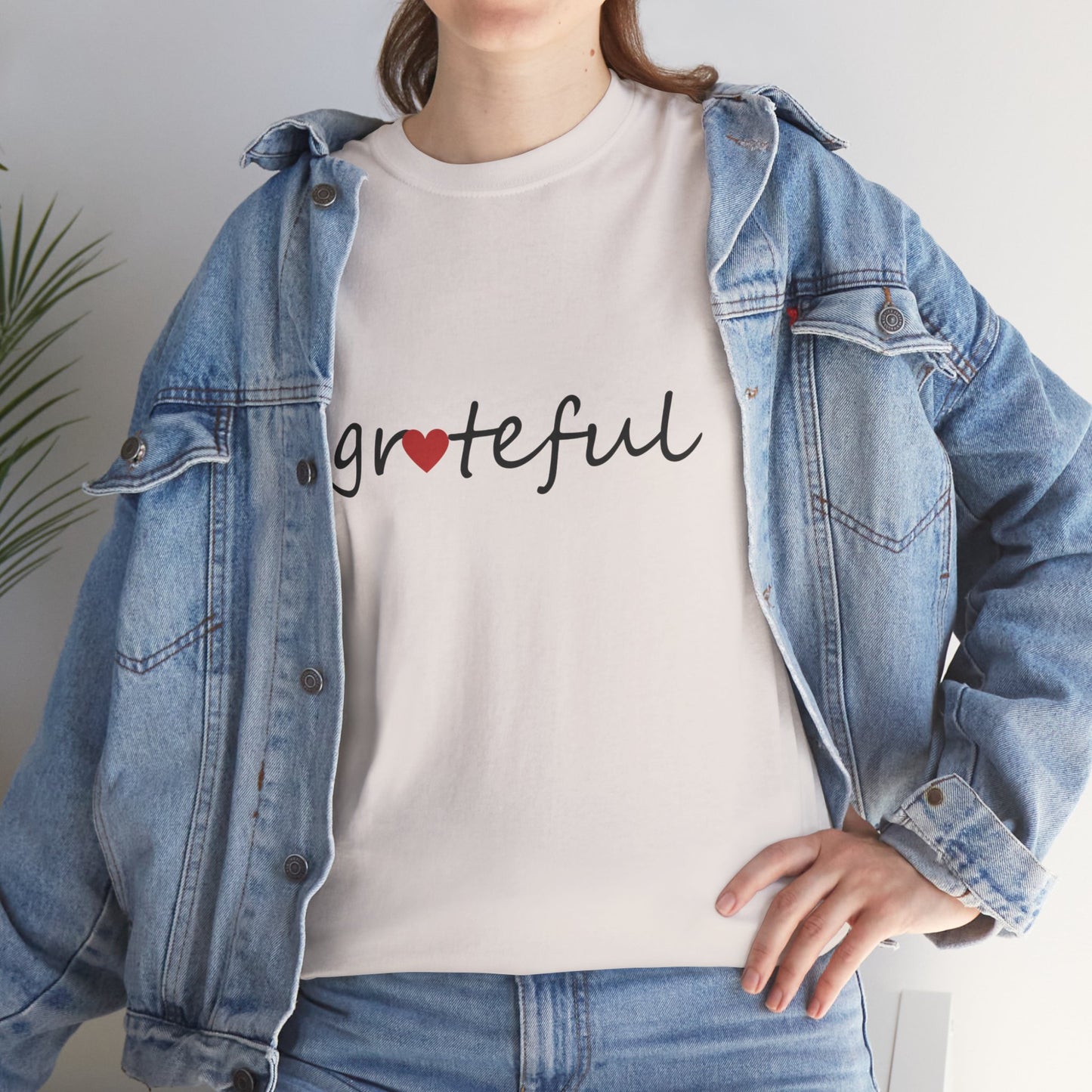 Comfy Cotton Tee - Grateful Heart