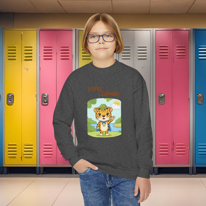 Comfy Kids Sweatshirt - Loyal Leopard