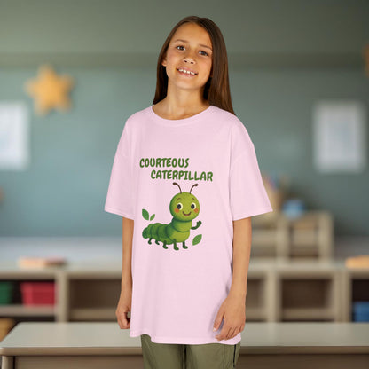 Comfy Kids Tee - Courteous Caterpillar