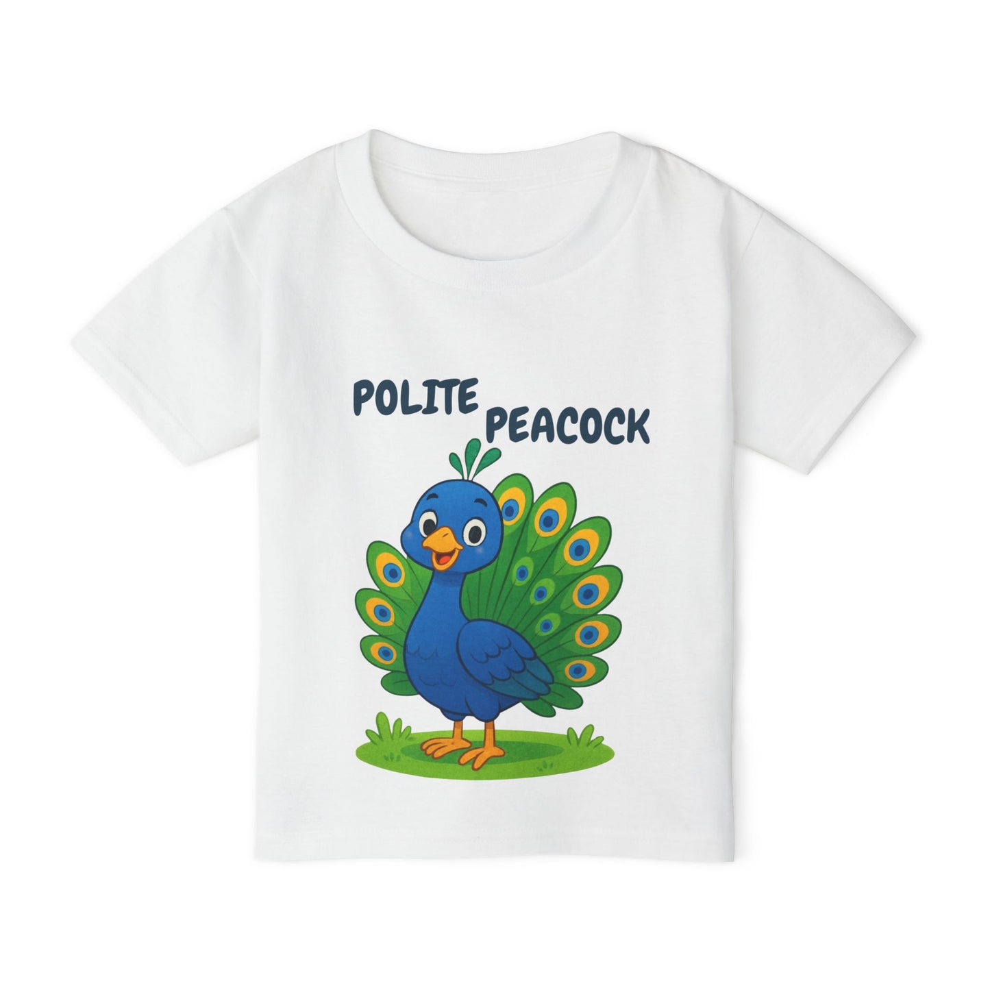 Toddler Tee - Polite Peacock
