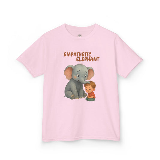 Comfy Kids Tee - Empathetic Elephant