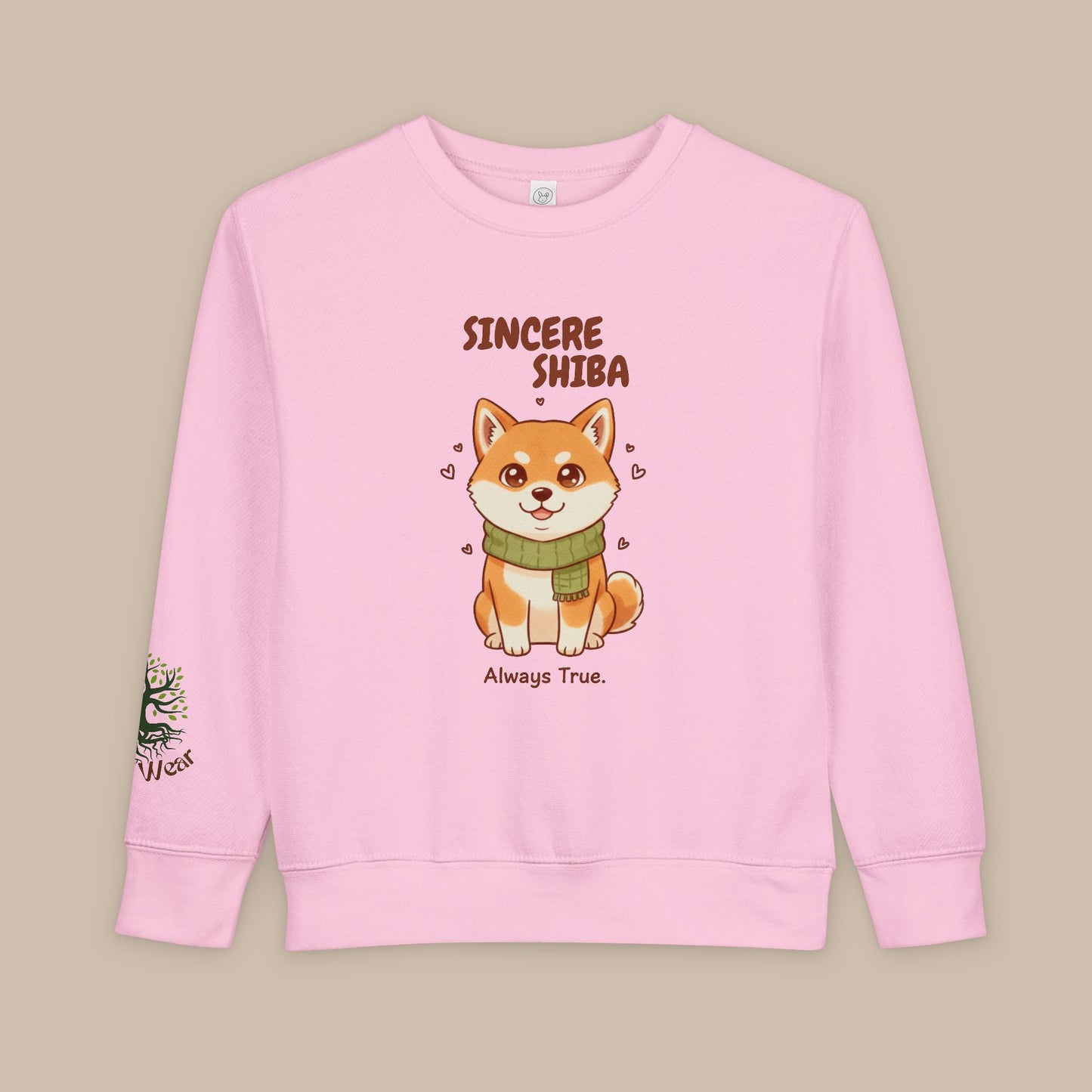 Toddler Sweatshirt - Sincere Shiba - Always True