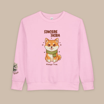 Toddler Sweatshirt - Sincere Shiba - Always True