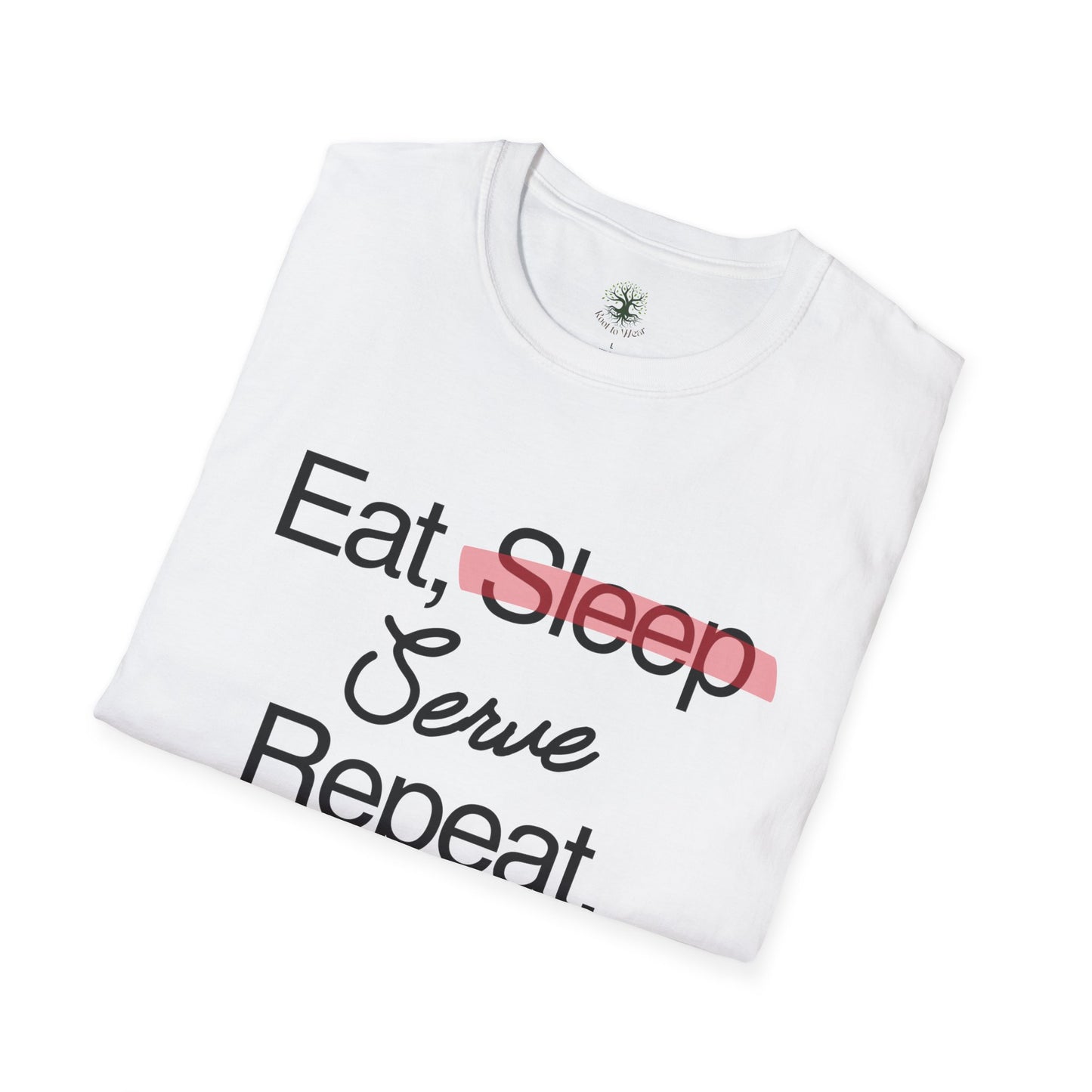 Soft & Stylish Tee - Eat, Serve, Repeat