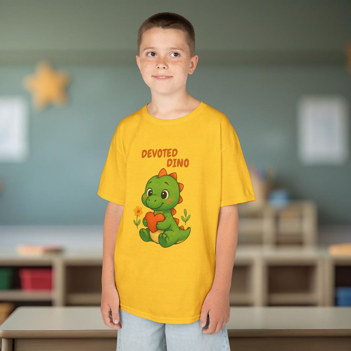 Comfy Kids Tee - Devoted Dino