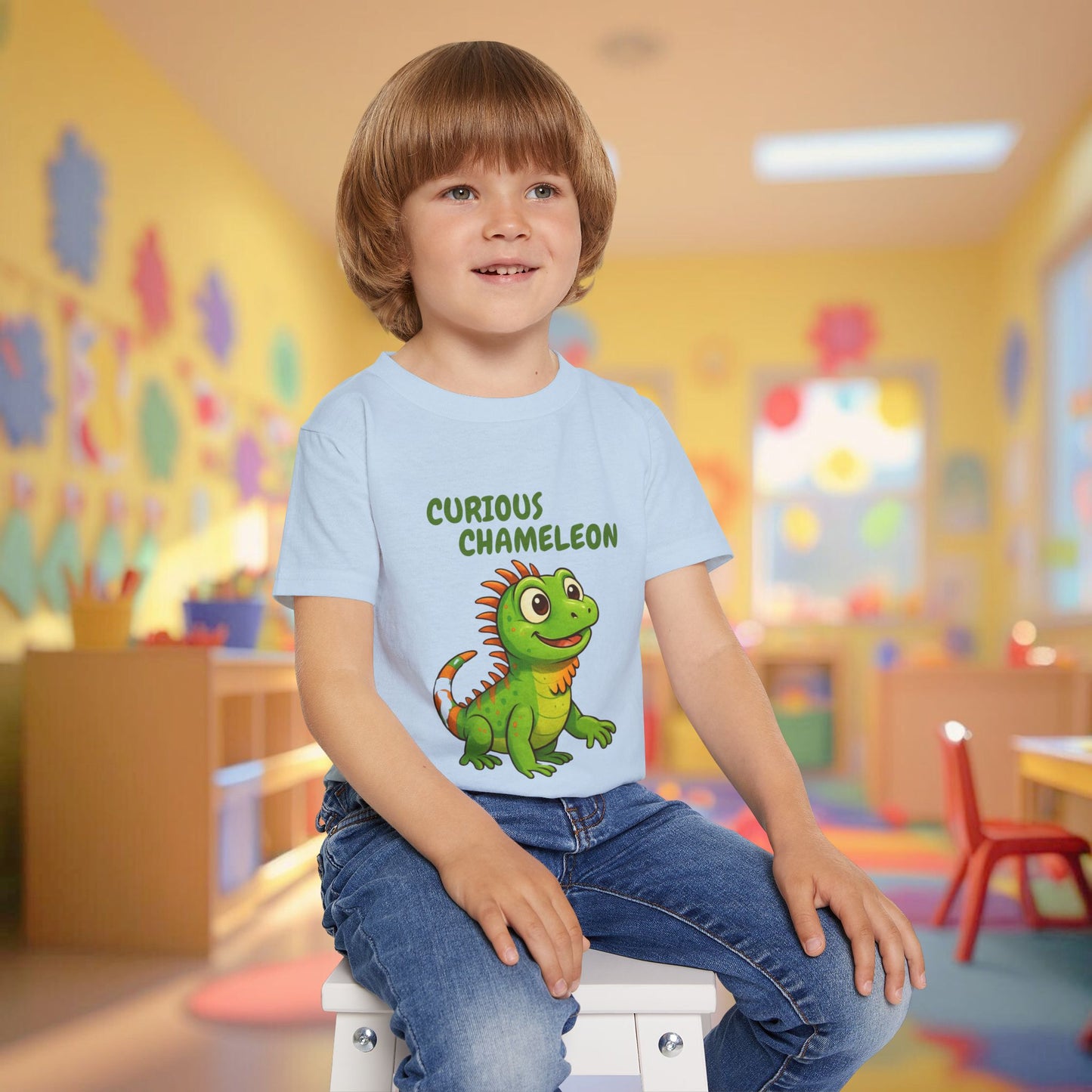 Toddler Tee - Curious Chameleon
