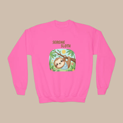 Comfy Kids Sweatshirt - Serene Sloth