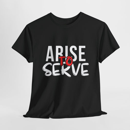 Comfy Cotton Tee - Arise to Serve