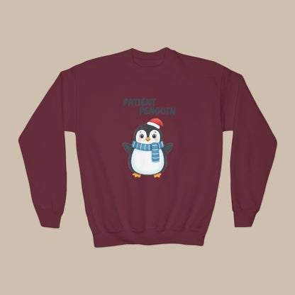 Comfy Kids Sweatshirt - Patient Penguin