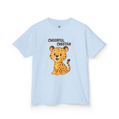 Comfy Kids Tee - Cheerful Cheetah
