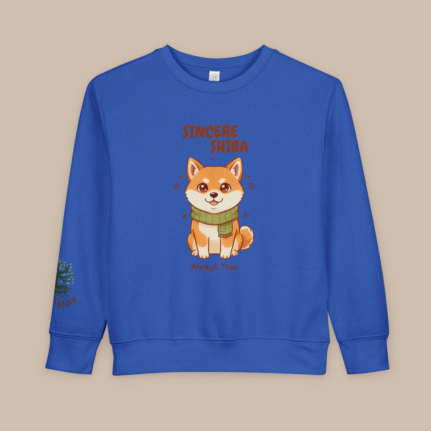 Toddler Sweatshirt - Sincere Shiba - Always True