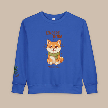 Toddler Sweatshirt - Sincere Shiba - Always True