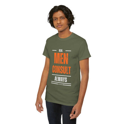 Comfy Cotton Tee - Men Consult