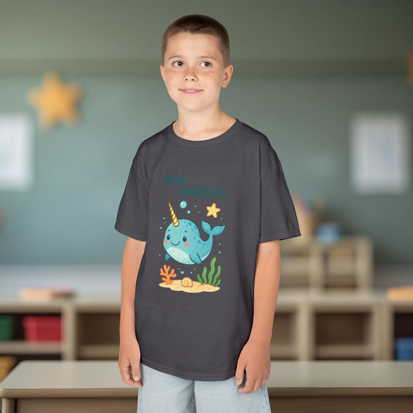 Comfy Kids Tee - Nice Narwhal