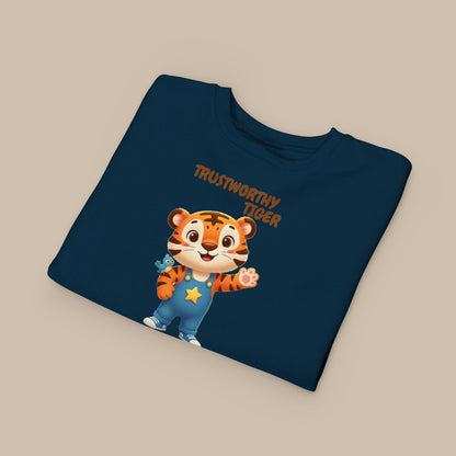 Toddler Sweatshirt - Trustworthy Tiger