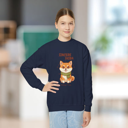 Comfy Kids Sweatshirt - Sincere Shiba - Always True