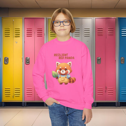 Comfy Kids Sweatshirt - Resilient Red Panda