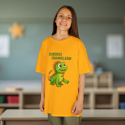 Comfy Kids Tee - Curious Chameleon