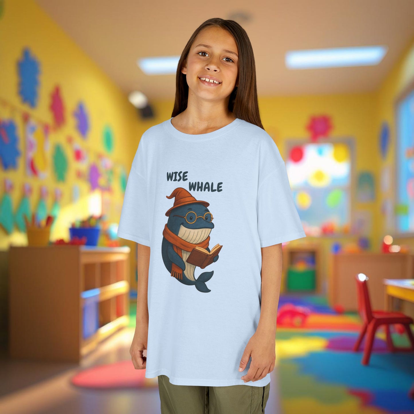 Comfy Kids Tee - Wise Whale v2.0