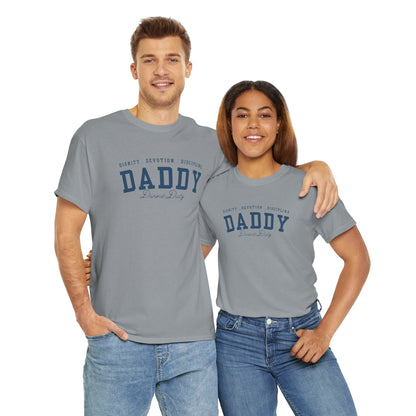 Comfy Cotton Tee - Daddy: Dignity, Devotion, Discipline