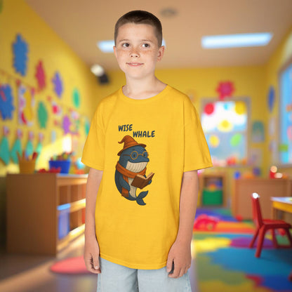 Comfy Kids Tee - Wise Whale v2.0