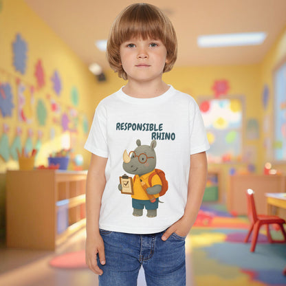 Toddler Tee - Responsible Rhino