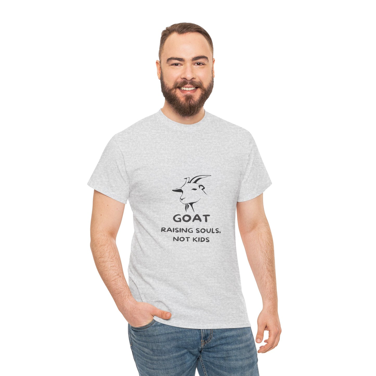 Comfy Cotton Tee - GOAT: Raising Souls, Not Kids