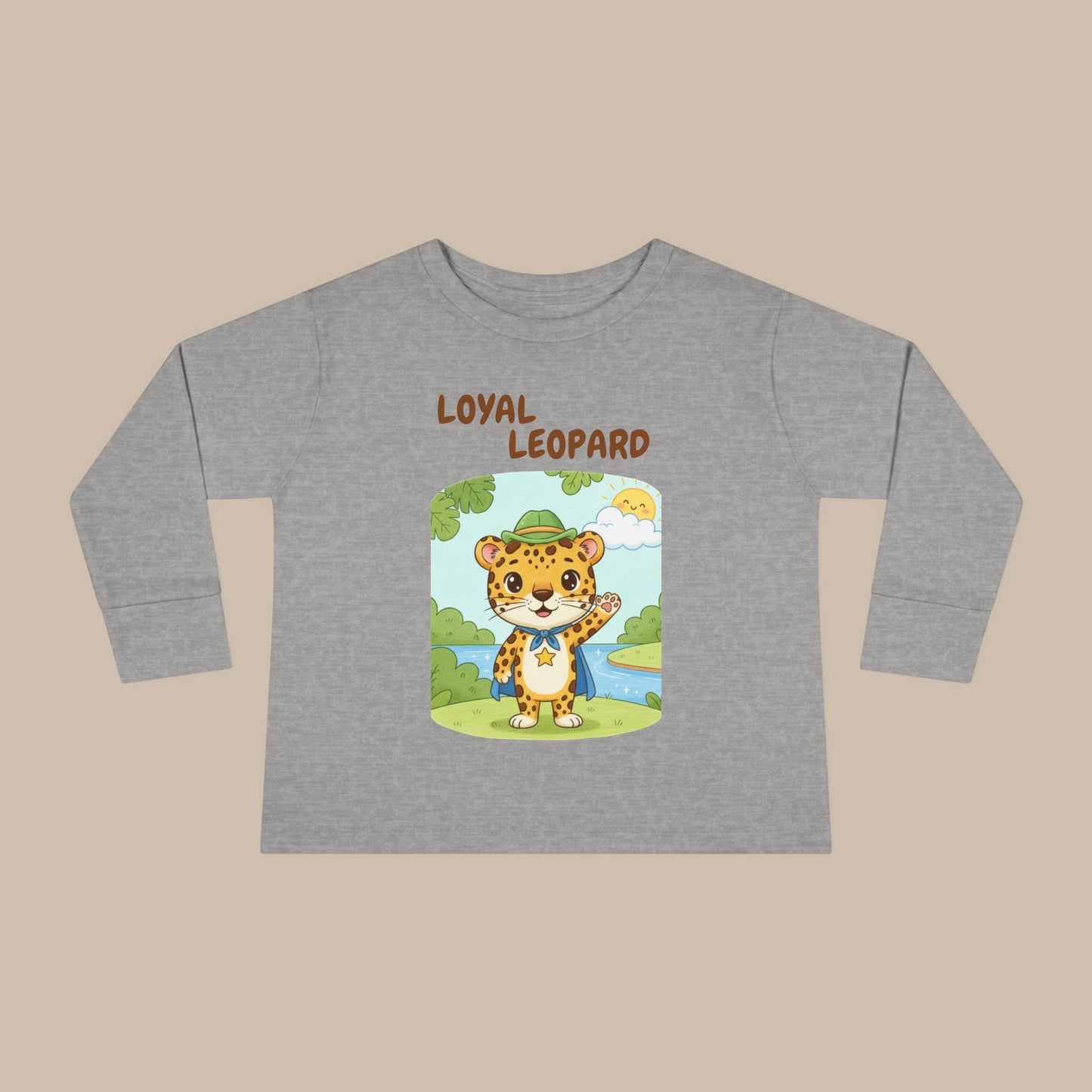 Toddler Long Sleeve Tee - Loyal Leopard