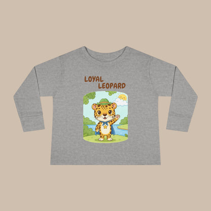 Toddler Long Sleeve Tee - Loyal Leopard