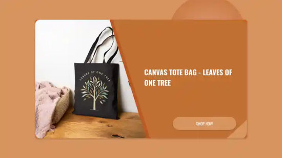 Canvas Tote Bag - Leaves of One Tree by@Outfy