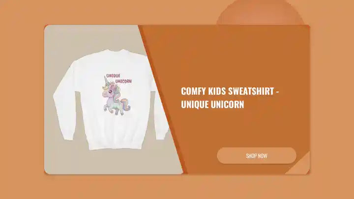 Comfy Kids Sweatshirt - Unique Unicorn by@Outfy