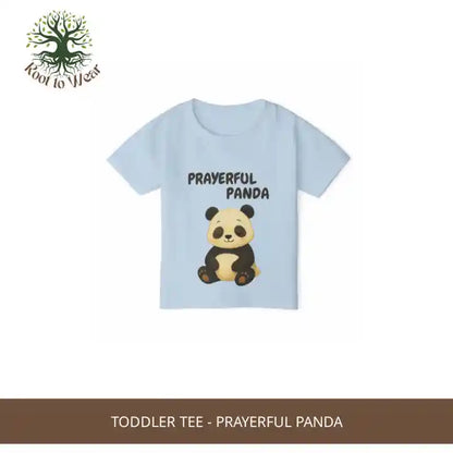 Toddler Tee - Prayerful Panda by@Outfy