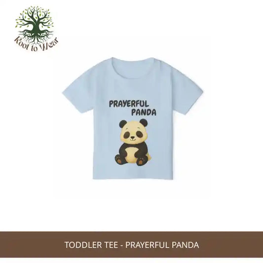 Toddler Tee - Prayerful Panda by@Outfy