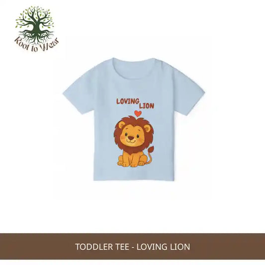 Toddler Tee - Loving Lion by@Outfy