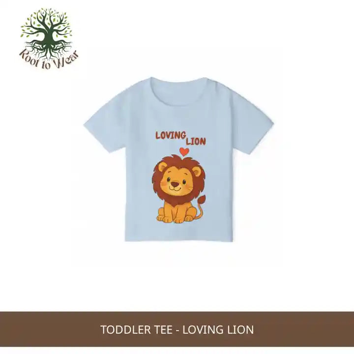 Toddler Tee - Loving Lion by@Outfy