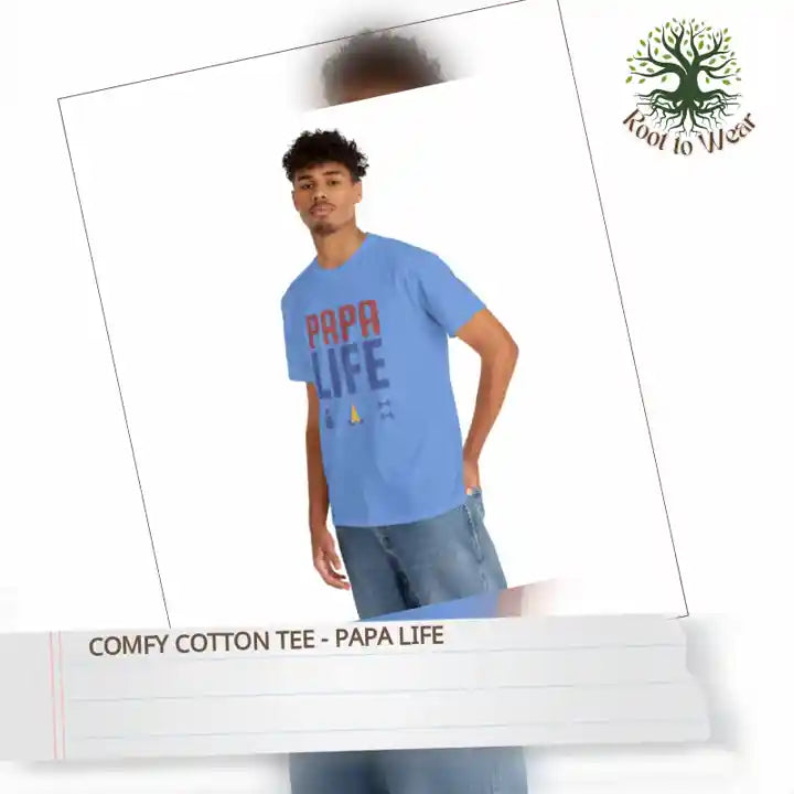 Comfy Cotton Tee - Papa Life by@Outfy