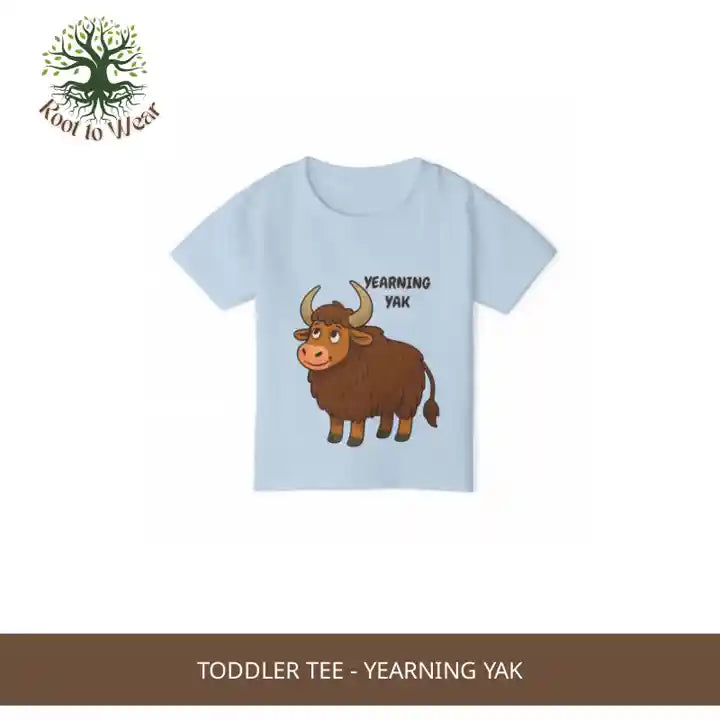 Toddler Tee - Yearning Yak by@Outfy