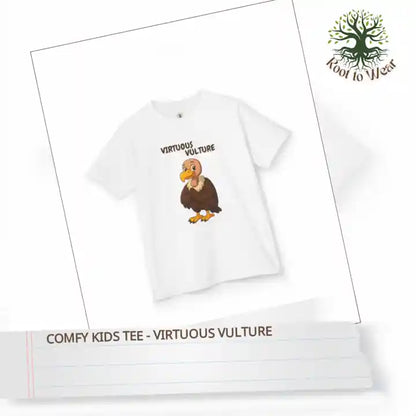 Comfy Kids Tee - Virtuous Vulture by@Outfy