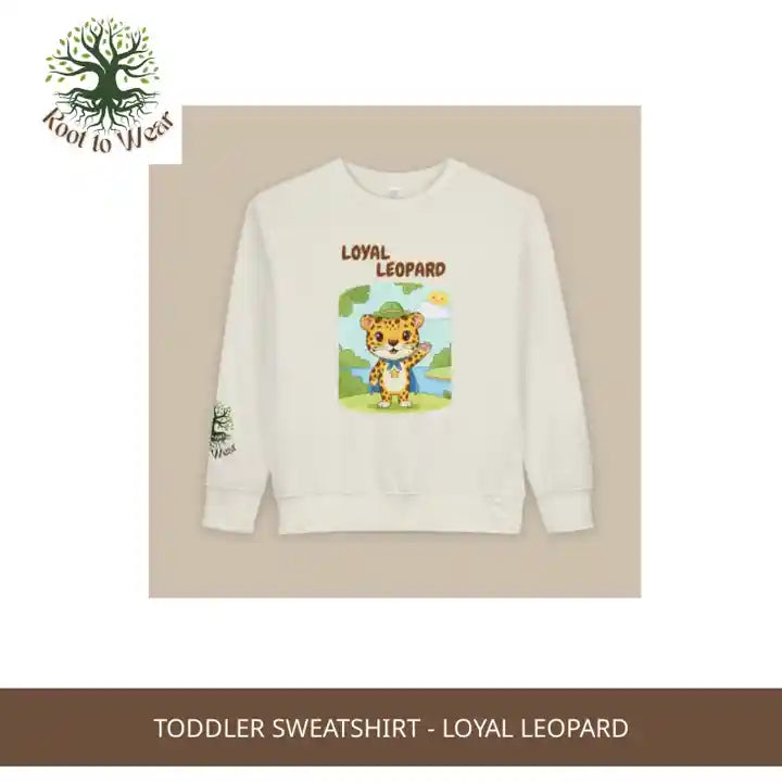 Toddler Sweatshirt - Loyal Leopard by@Outfy