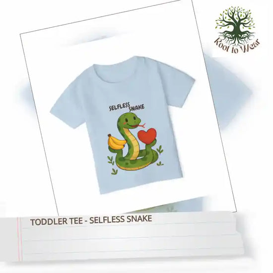 Toddler Tee - Selfless Snake by@Outfy