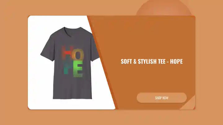 Soft &amp; Stylish Tee - HOPE by@Outfy