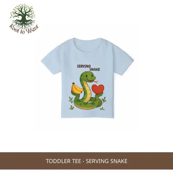 Toddler Tee - Serving Snake by@Outfy