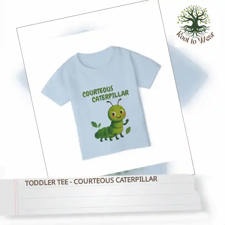 Toddler Tee - Courteous Caterpillar by@Outfy
