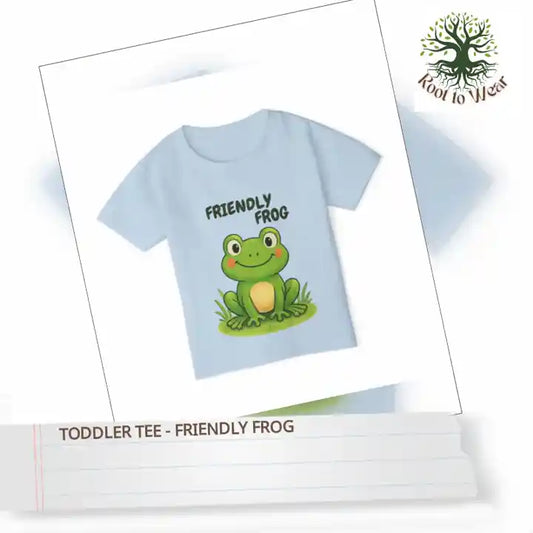 Toddler Tee - Friendly Frog by@Outfy