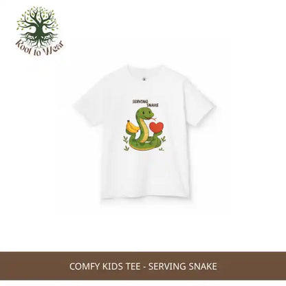 Comfy Kids Tee - Serving Snake by@Outfy