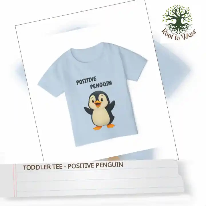 Toddler Tee - Positive Penguin by@Outfy