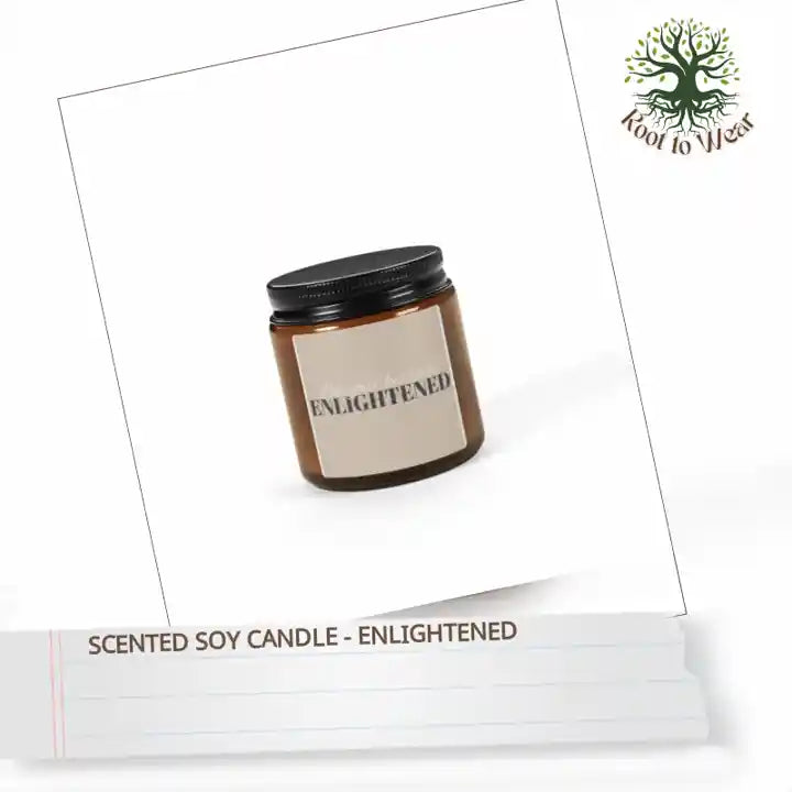 Scented Soy Candle - ENLIGHTENED by@Outfy